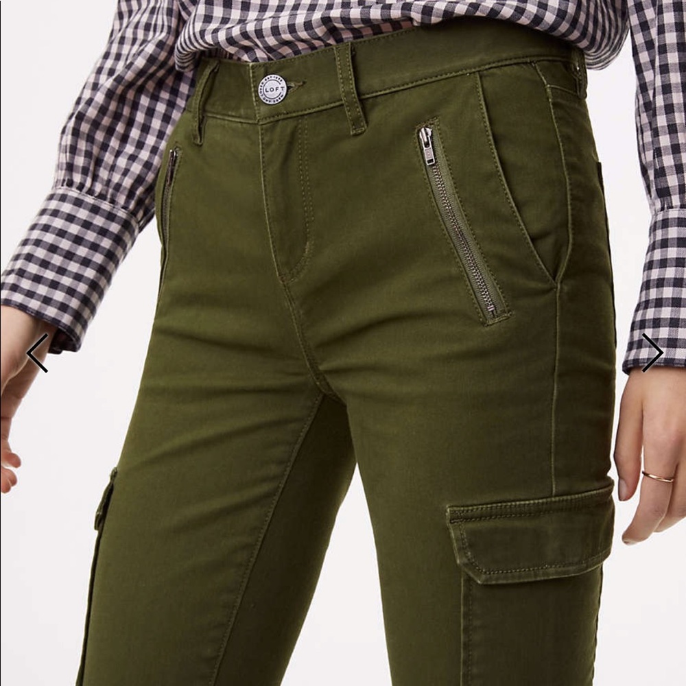 LOFT Skinny Cargo Pant TAN